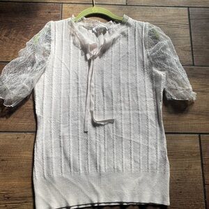 LiQuiD sioni  Lace Detail Blouse